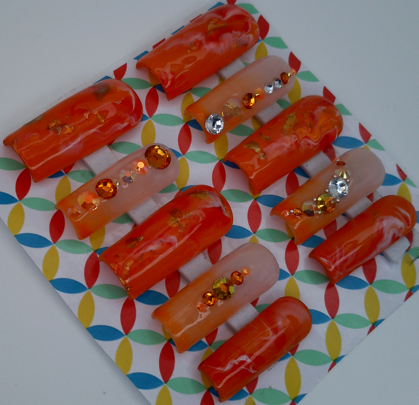 Orange Marmalade Long C-Curved Square