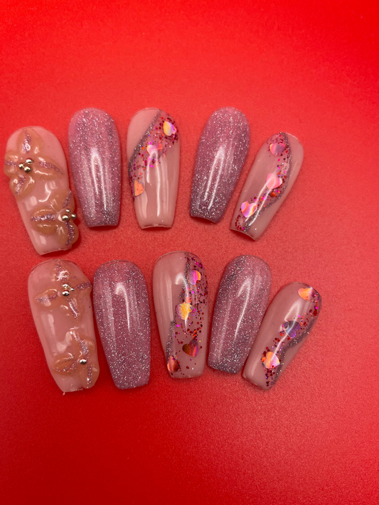 Galentines Vibe Medium Coffin