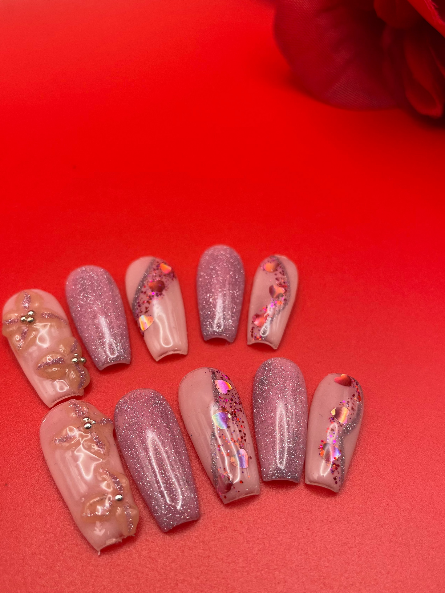 Galentines Vibe Medium Coffin