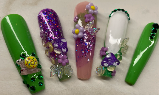 Garden Fairy XXL Coffin