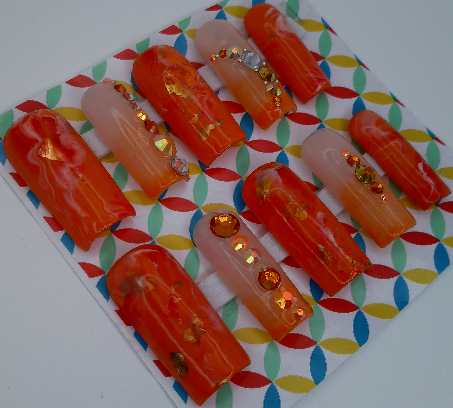 Orange Marmalade Long C-Curved Square