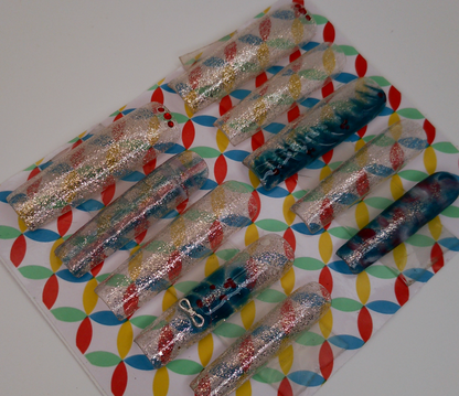 Holly Jolly Glitter XL Tapered Square