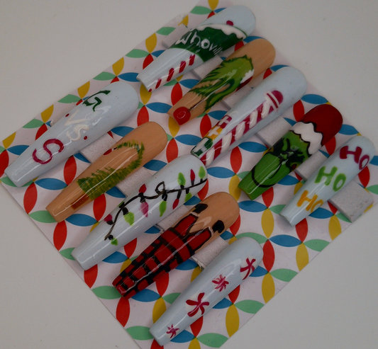 The Grinch VS Santa Claus XXL Coffin